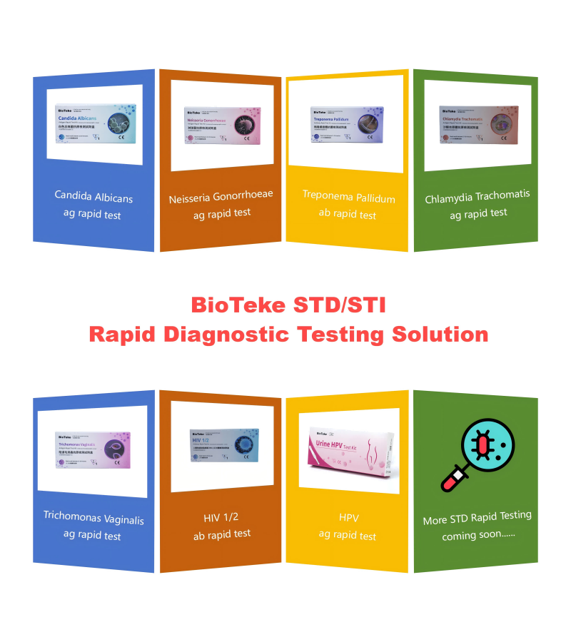 STD rapid test kit مجموعة اختبارات طبّية سريعة للأمراض المنقولة جنسياً