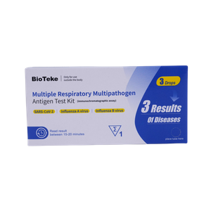 Bioteke 3 في 1 مجموعة اختبار سريع لمستضد كوفيد-19 A+B