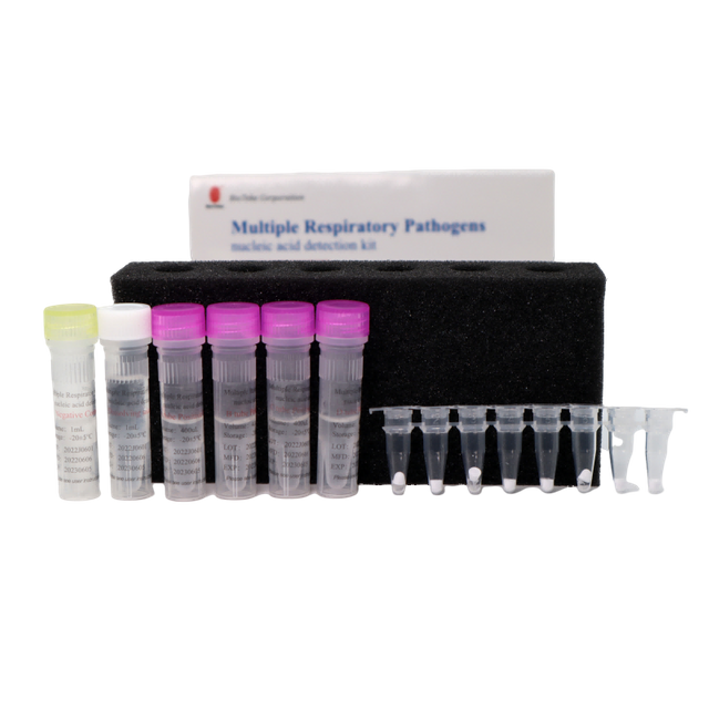 Bioteke مجموعة أدوات الكشف عن الأحماض النووية لمسببات الأمراض التنفسية المتعددة (طريقة تفاعل البوليميراز المتسلسل الفلوري)