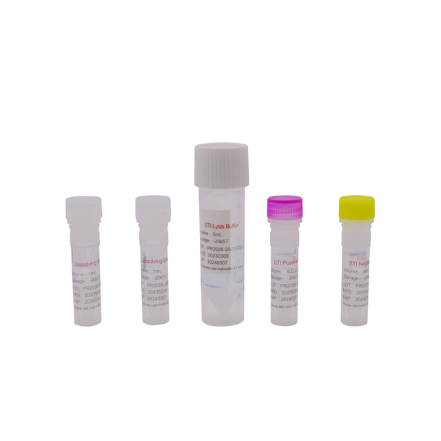 طقم فحص العدوى المنقولة جنسيًا (STI) PR2026-ST02 (طريقة PCR الفلورية)