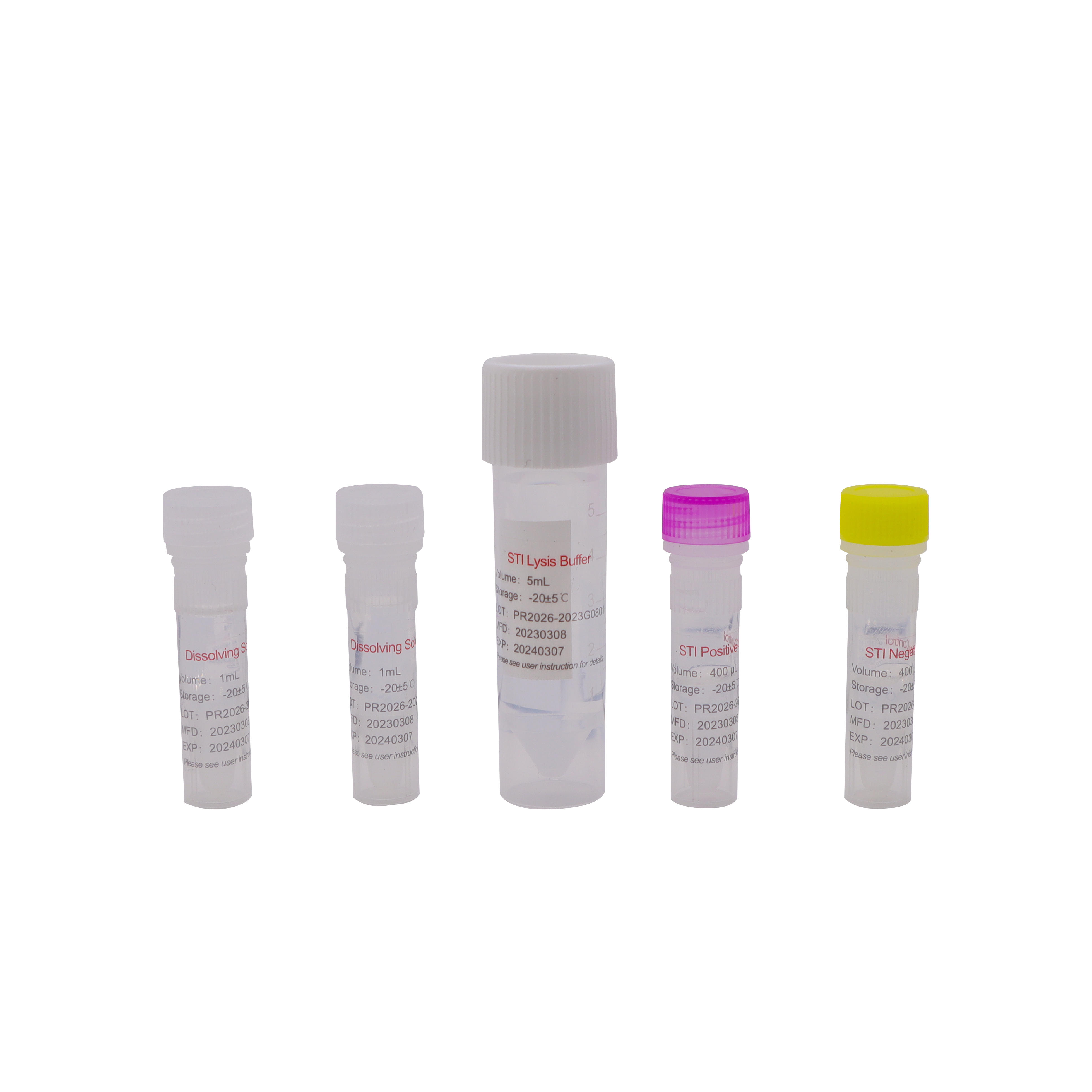 طقم فحص العدوى المنقولة جنسيًا (STI) PR2026-ST02 (طريقة PCR الفلورية)